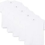 Iconic Tee, Lightweight Ringspun Tee, 5 Pack, T-Shirt Uomo