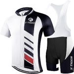 da Ciclismo Uomo 5D Gel Salopette Pantaloncini Corti Imbottiti Set di Abbigliamento Ciclista